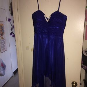 Dark blue prom dress only worn once